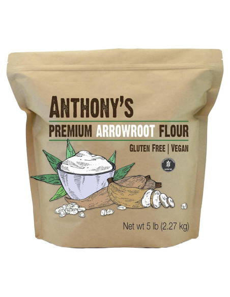 Harina de Arrurruz Anthony's 2.27 kg Sin Gluten y Vegana