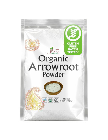Harina de Arrurruz Orgánica Jiva Organics 227g Sin Gluten