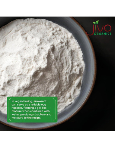 Harina de Arrurruz Orgánica Jiva Organics 227g Sin Gluten