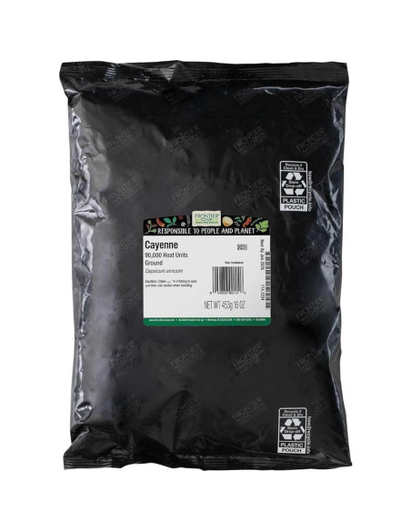 Pimienta de Cayena Molida Frontier Co-op 90,000 Hu 453g