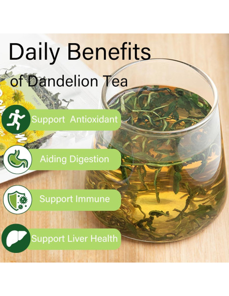 Té de raíz de diente de león T'SMOMENT 125g herbal natural