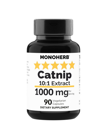 Extracto de Catnip Monoherb 1000 mg - 90 Cápsulas Vegetales