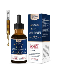 Extracto de Flores de Loto 60ml - Suplemento Herbal Relaxante