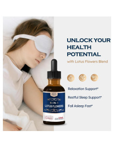 Extracto de Flores de Loto 60ml - Suplemento Herbal Relaxante 2