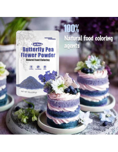 Polvo de Flor de Guisante Mariposa Egcina 283g - Colorante Natural 2