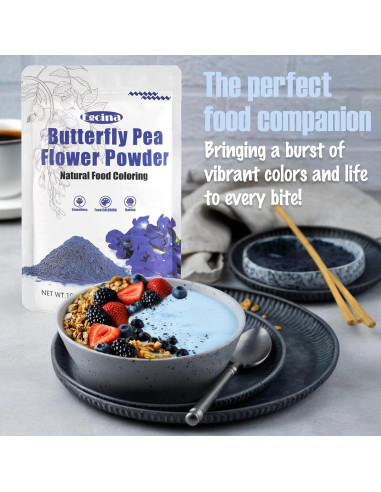 Polvo de Flor de Guisante Mariposa Egcina 283g - Colorante Natural