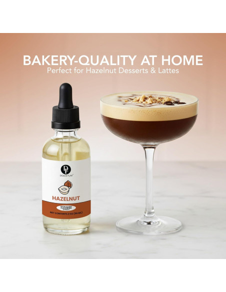 Extracto Natural de Avellana Dolce Flav - 60 ml Sin Azúcar