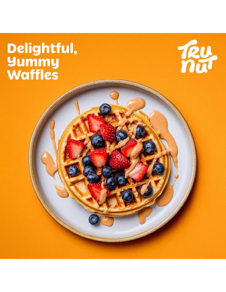 Harina de Cacahuate Tru-Nut 396g - Sin Gluten, Vegana, Keto