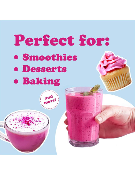 Polvo de Fruta del Dragón Liofilizado Food to Live 453g - Vegano