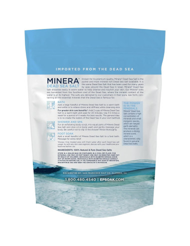 Sal de Mar Muerto Minera Grano Fino 0.91 kg - 100% Pura