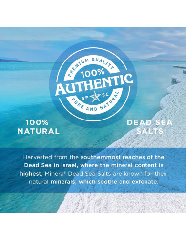 Sal de Mar Muerto Minera Grano Fino 0.91 kg - 100% Pura