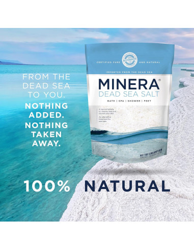 Sal de Mar Muerto Minera Grano Fino 0.91 kg - 100% Pura