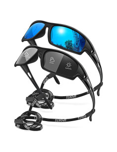 Gafas de sol polarizadas AWGSEE 100% UV para hombres 2pack