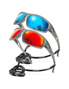 Gafas de sol deportivas AWGSEE polarizadas 100% UV 2pack