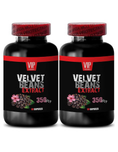 Extracto de Frijol Terciopelo Mucuna Pruriens 2 Botellas 120 Cápsulas