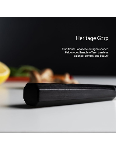 Cuchillo Nakiri Shun Dual Core 16.5 cm Acero Damasco