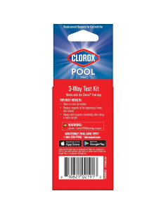 Kit de Prueba de Agua Clorox Pool&Spa 3 Vías 14.79ml 2