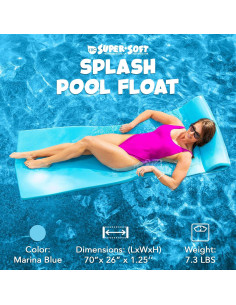 Flotador de Espuma para Piscina TRC Recreation Splash 177.8x66 cm 2