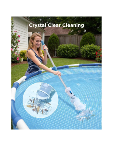 Aspiradora de piscina InoKraft K1.5 Pro recargable 70 L/min