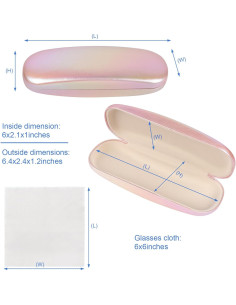 Estuche Duro Joyberg para Gafas - Paquete de 2 con Paño 2