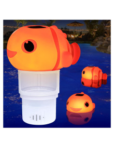 Flotador de Cloro Solar Covfirst Pez Payaso 430g 17cm