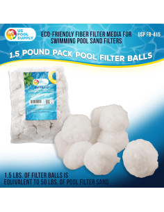 Bolas de Filtro Ecológicas Suministro de Piscina 0.72 kg 2