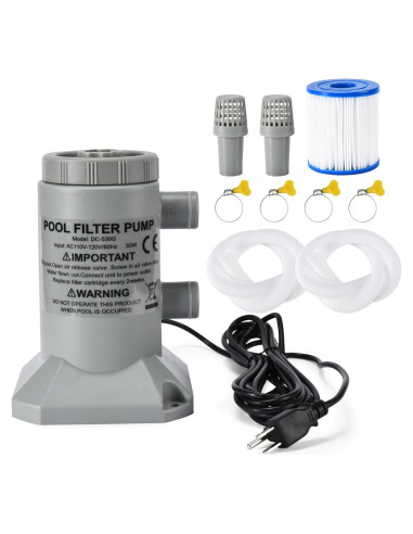Bomba de Filtro de Cartucho EDOU 530 GPH para Piscina