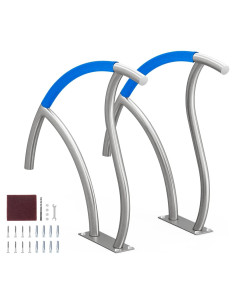 Barandilla de piscina VEVOR 76.2x76.2 cm Acero Inoxidable 2 PCS