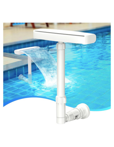 Fuente de piscina AquaJoyer POOL-02, cascada doble chorro 1.2kg