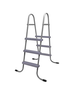 Escalera de Piscina Nollapo 3 Peldaños Antideslizante Blanca