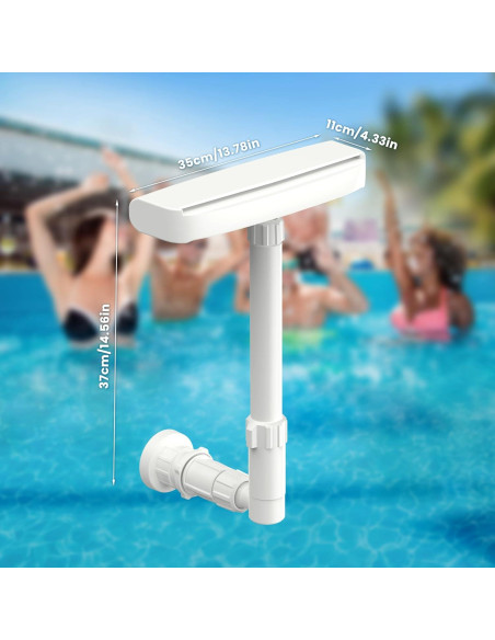 Fuente de piscina AquaJoyer POOL-02, cascada doble chorro 1.2kg
