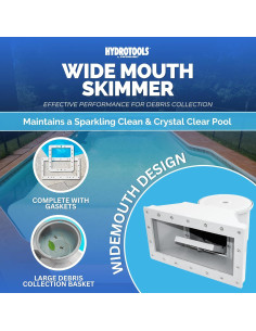 Skimmer de Piscina sobre el Suelo Swimline Hydrotools 8939 Boca Ancha 2