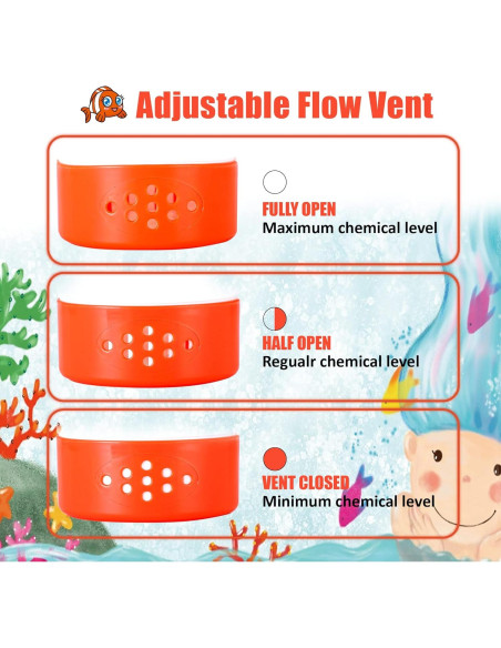 Dispensador Flotante de Cloro MKLZ Pez Payaso para Piscina