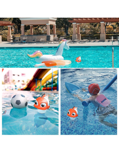 Dispensador Flotante de Cloro MKLZ Pez Payaso para Piscina
