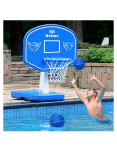 Aro de Baloncesto Acuático Lxheir con 2 Pelotas y Bomba