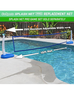 Red de Voleibol de Reemplazo GoSports Splash Net PRO/MAX Azul 2