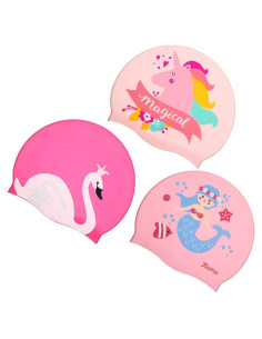 Gorras de Baño para Niños Syhood - 3 Pcs Silicona Colorida