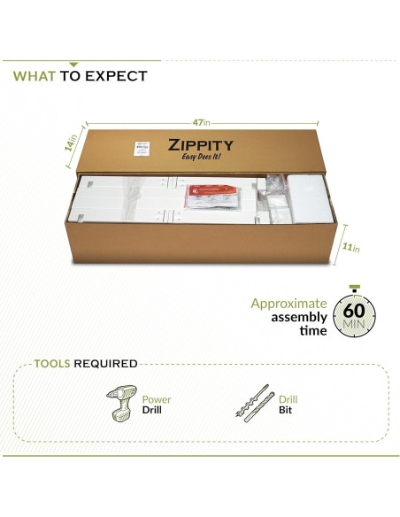 Organizador de Almacenamiento de Piscina Zippity 1.83m x 0.91m
