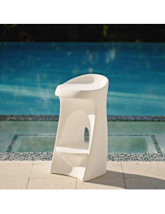 Taburete In-Pool Step2 Blanco - Silla de Lounge Impermeable 2