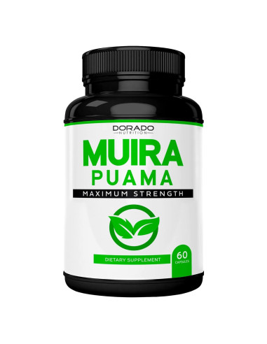 Extracto de Raíz de Muira Puama 1000mg Dorado Nutrition - 60 Cápsulas