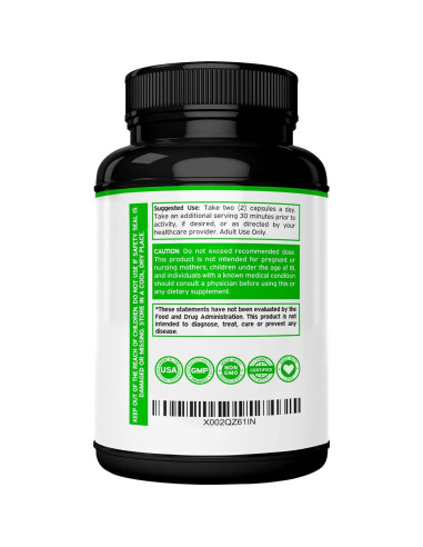 Extracto de Raíz de Muira Puama 1000mg Dorado Nutrition - 60 Cápsulas