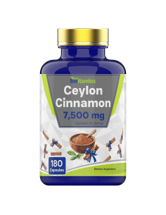 Cápsulas de Canela de Ceilán TNVitamins 180 Unidades 7500 mg