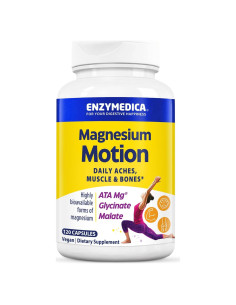 Suplemento de Magnesio Enzymedica 120 Cápsulas - Alivio Muscular