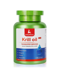 Aceite de Krill 1000 mg JulyDeer 120 Softgels Omega-3