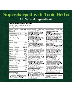 Polvo Superalimento Verde Tónico Alquimia Dragon Herbs 269g 2