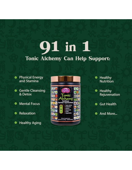 Polvo Superalimento Verde Tónico Alquimia Dragon Herbs 269g