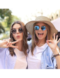 Cadena de Gafas 3 PCS Acero Inoxidable Unisex Elegante 2