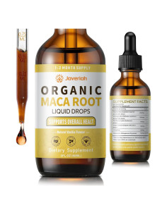 Gotas de Raíz de Maca Orgánica Javeriah 60ml con Ashwagandha