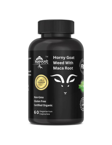 Cápsulas de Hierba de Cabra Excitante Heroot 60 Unidades