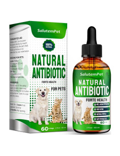 Antibiótico Natural para Perros y Gatos SalutemPet 60 ml